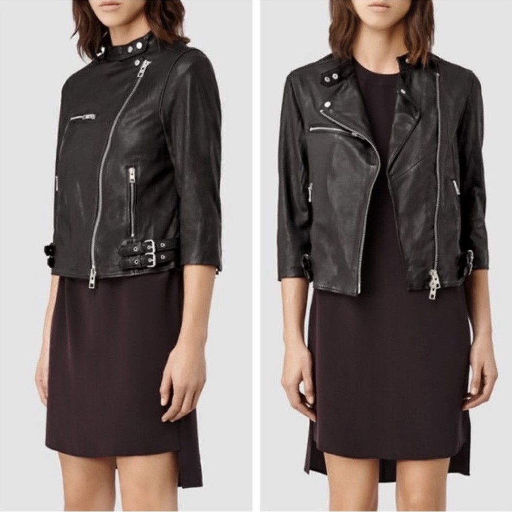ALLSAINTS Turne leather biker jacket